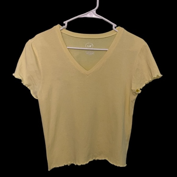 urban rebel Tops - Urban real sunshine yellow crop top size L, super cute and comfortable